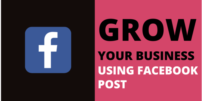 Grow your Business using Facebook Post