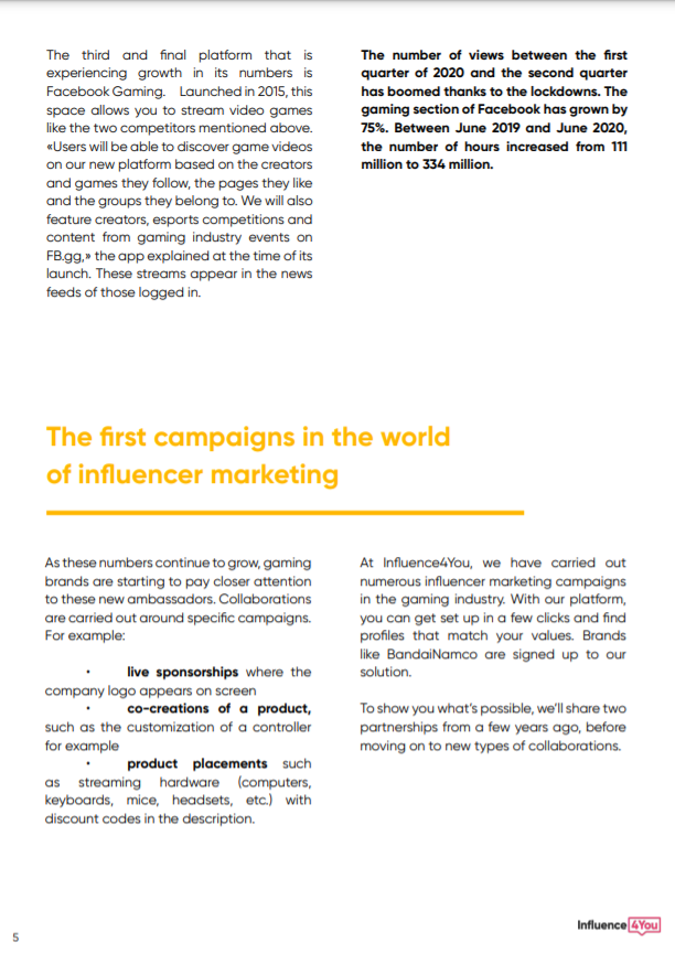 Gaming and influencer marketing the latest trends