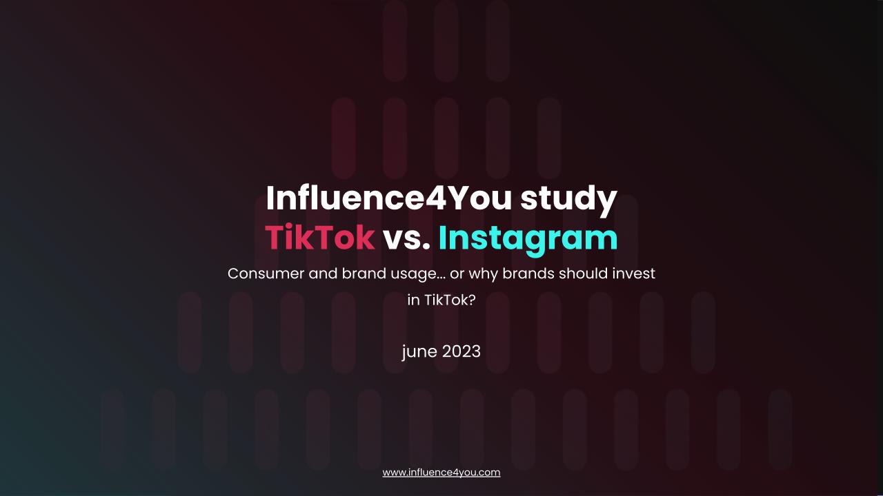 TikTok vs Instagram: the exclusive study on the practices of consumers and brands